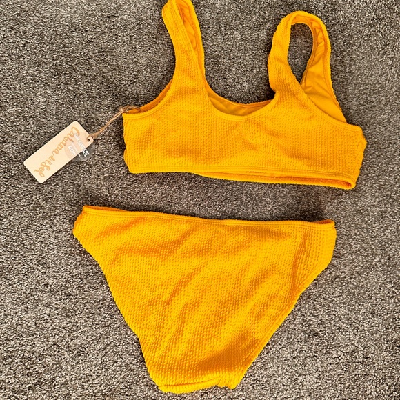 Brand new mustard 2 piece swim suit - Picture 2 of 3